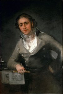 Miehen muotokuva Evaristo Pérez de Castro, n. 1806. tekijältä Francisco Goya de