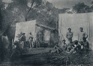 Guaranys vierailemassa leirillä, 1895