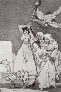 193-0082120 He menevät, kynittynä, lautanen 20 "Los caprichos", pubi. 1799 (etsaus) tekijältä Francisco Jose de Goya y Lucientes