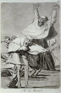 193-0082180 On aika, "Los caprichos" -levy 80 tekijältä Francisco Jose de Goya y Lucientes