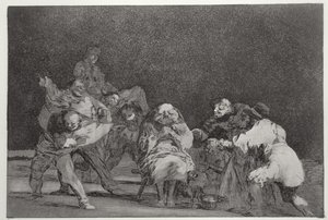 193-0082313 Uskollisuus, sananlaskujen levy 17 tekijältä Francisco Jose de Goya y Lucientes