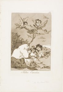All Will Fall, levy 19, Los Caprichos tekijältä Francisco Jose de Goya y Lucientes