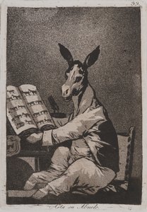Ja niin oli hänen isoisänsä (Asta su abuelo) tekijältä Francisco de Goya