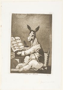 Ja niin oli hänen isoisänsä, levy 39 Los Caprichosista tekijältä Francisco Jose de Goya y Lucientes