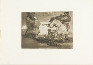 Barbaarit!, levy 38 julkaisusta The Disasters of War tekijältä Francisco Jose de Goya y Lucientes
