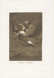 Hyvää matkaa, levy 64 Los Caprichosista tekijältä Francisco Jose de Goya y Lucientes