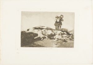 Hauta ne ja ole hiljaa, levy 18 The Disasters of Warista tekijältä Francisco Jose de Goya y Lucientes