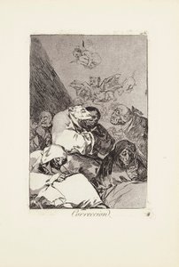 Korjauslevy 46 osoitteesta: Los Caprichos tekijältä Francisco Jose de Goya y Lucientes