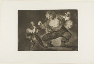 Dancing Giant, Disparates, julkaistu levynä 4 Los Proverbiosissa tekijältä Francisco Jose de Goya y Lucientes