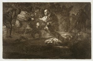 Jumala luo heidät, ja he löytävät toisensa (Sananlaskut 18) tekijältä Francisco Jose de Goya y Lucientes
