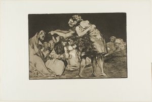 Disorderly Folly, levy seitsemän Sananlaskuista tekijältä Francisco Jose de Goya y Lucientes
