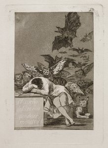 Järjen unelma tuottaa hirviöitä tekijältä Francisco Jose de Goya y Lucientes
