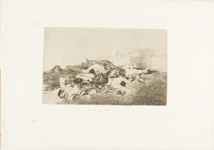 Vielä pahempaa on The Disasters of Warin levy 22 tekijältä Francisco Jose de Goya y Lucientes