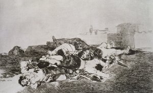 Vielä pahempaa on The Disasters of Warin levy 22 tekijältä Francisco Jose de Goya y Lucientes