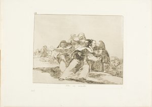 Kaikki on myrskyisää, Disasters of Warin levy 42 tekijältä Francisco Jose de Goya y Lucientes