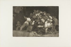 General Folly, levy yhdeksän Sananlaskuista tekijältä Francisco Jose de Goya y Lucientes