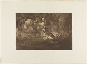 Jumala luo ne ja ne liittyvät yhteen, levy 18 Los Proverbiosista tekijältä Francisco Jose de Goya y Lucientes