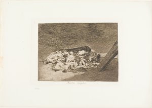 Kuolleiden sato, levy 63 The Disasters of Warista tekijältä Francisco Jose de Goya y Lucientes