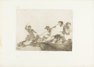 Hän ansaitsi sen, levy 29 The Disasters of Warista tekijältä Francisco Jose de Goya y Lucientes