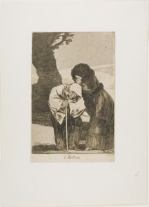 Hush, levy 28, Los Caprichos tekijältä Francisco Jose de Goya y Lucientes