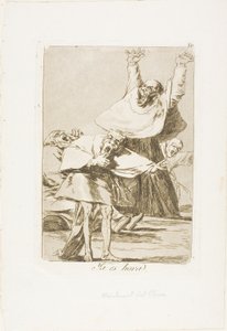 On aika, levy 80 Los Caprichosista tekijältä Francisco Jose de Goya y Lucientes