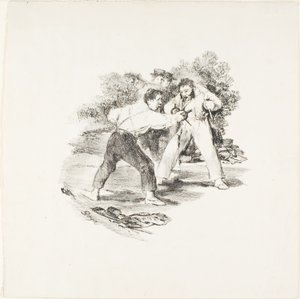 Moderni kaksintaistelu tekijältä Francisco Jose de Goya y Lucientes