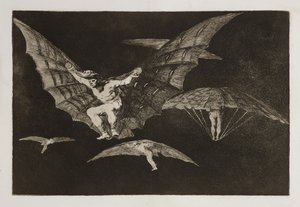 Modo de volar (tapa lentää) tekijältä Francisco Jose de Goya y Lucientes