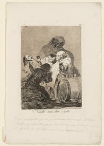Kukaan ei ole nähnyt meitä, levy "Los Caprichosista", 1799 tekijältä Francisco de Goya