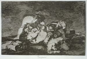Eivät hekään, levy 10 "The Disasters of War" tekijältä Francisco Jose de Goya y Lucientes