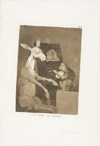 Ei enempää eikä vähempää, levy 41 Los Caprichosista tekijältä Francisco Jose de Goya y Lucientes