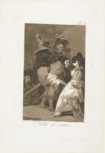 Kukaan ei tunne itseään, levy kuusi Los Caprichosista tekijältä Francisco Jose de Goya y Lucientes