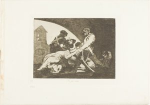 Eikä nämäkään, yksitoista levy The Disasters of Warista tekijältä Francisco Jose de Goya y Lucientes