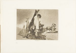 Ei tässä tapauksessa, levy 36 julkaisusta The Disasters of War tekijältä Francisco Jose de Goya y Lucientes