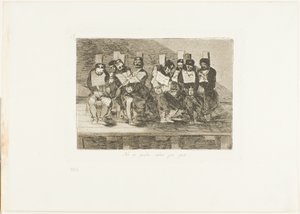 Ei voi sanoa miksi, levy 35 teoksesta Sodan katastrofit. tekijältä Francisco Jose de Goya y Lucientes