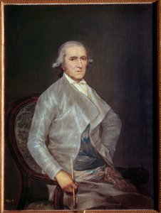 Francisco Bayeun muotokuva. Francisco Bayeu (1734-1795), taidemaalari ja taiteilijan veli. Francisco de Goyan (1746-1795) maalaus 1795 Madrid, Prado-museo tekijältä Francisco de Goya