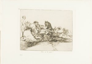 Se on pahin!, Disasters of Warin levy 74 tekijältä Francisco Jose de Goya y Lucientes