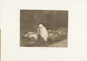 The Beds of Death, levy 62 julkaisusta The Disasters of War tekijältä Francisco Jose de Goya y Lucientes