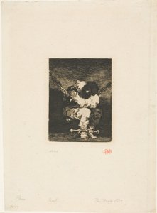 Säilöönotto on yhtä barbaarinen kuin rikos ("Pieni vanki") tekijältä Francisco Jose de Goya y Lucientes