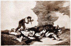 Sodan katastrofit: Para eso habeis nacido (siksi olet syntynyt) tekijältä Francisco Jose de Goya y Lucientes