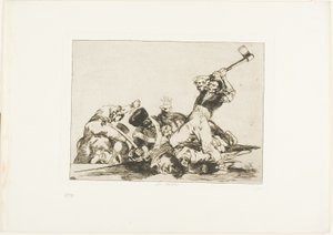 Sama, kolme levyä The Disasters of Warista tekijältä Francisco Jose de Goya y Lucientes