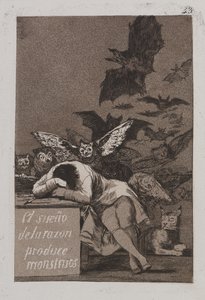 Järjen uni tuottaa hirviöitä tekijältä Francisco de Goya