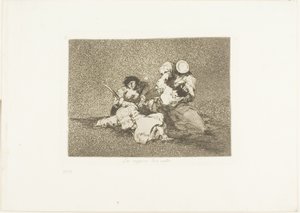 Naiset antavat rohkeutta, neljäs levy The Disasters of Warista tekijältä Francisco Jose de Goya y Lucientes