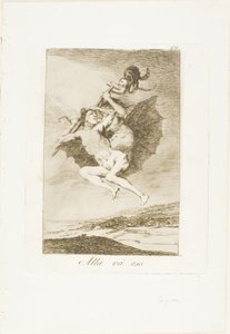 Siinä se menee, levy 66 Los Caprichosista tekijältä Francisco Jose de Goya y Lucientes
