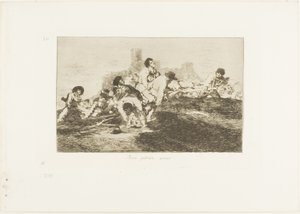 Niistä voi edelleen olla käyttöä, Disasters of Warin levy 24 tekijältä Francisco Jose de Goya y Lucientes