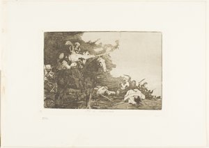 He eivät ole samaa mieltä, levy 17 julkaisusta The Disasters of War tekijältä Francisco Jose de Goya y Lucientes
