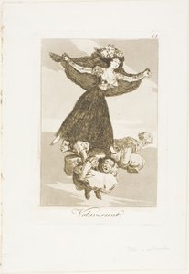 He ovat lentäneet, levy 61, Los Caprichos (Caprices) tekijältä Francisco Jose de Goya y Lucientes