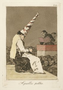 Nuo pölyhiukkaset, levy 23 "Los Caprichosista" tekijältä Francisco de Goya