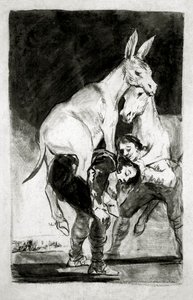 Sinä, joka ei osaa tekijältä Francisco de Goya
