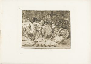 Totuus on kuollut, levy 79 julkaisusta The Disasters of War tekijältä Francisco Jose de Goya y Lucientes