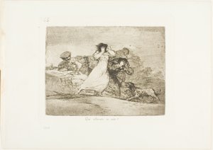 Mikä tämä Hubbub on?, levy 65 The Disasters of Warista tekijältä Francisco Jose de Goya y Lucientes